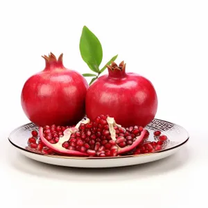 Fresh and Juicy Berry Pomegranate in Garden