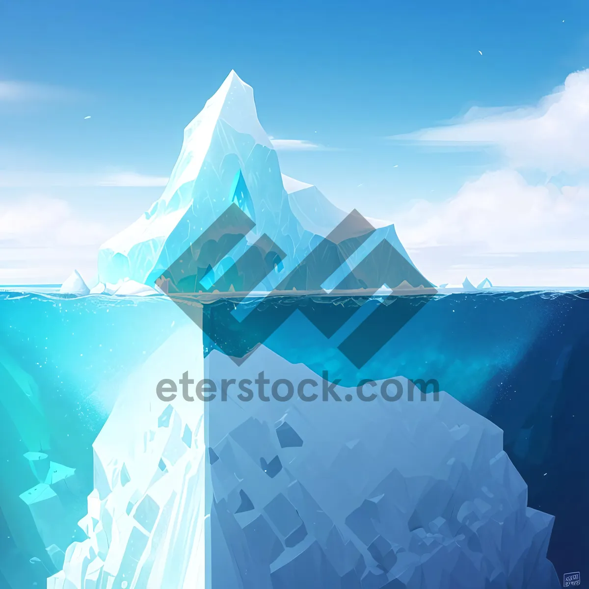 Picture of Winter Wonderland: Sunlight Sparkling on Snowy Crystal