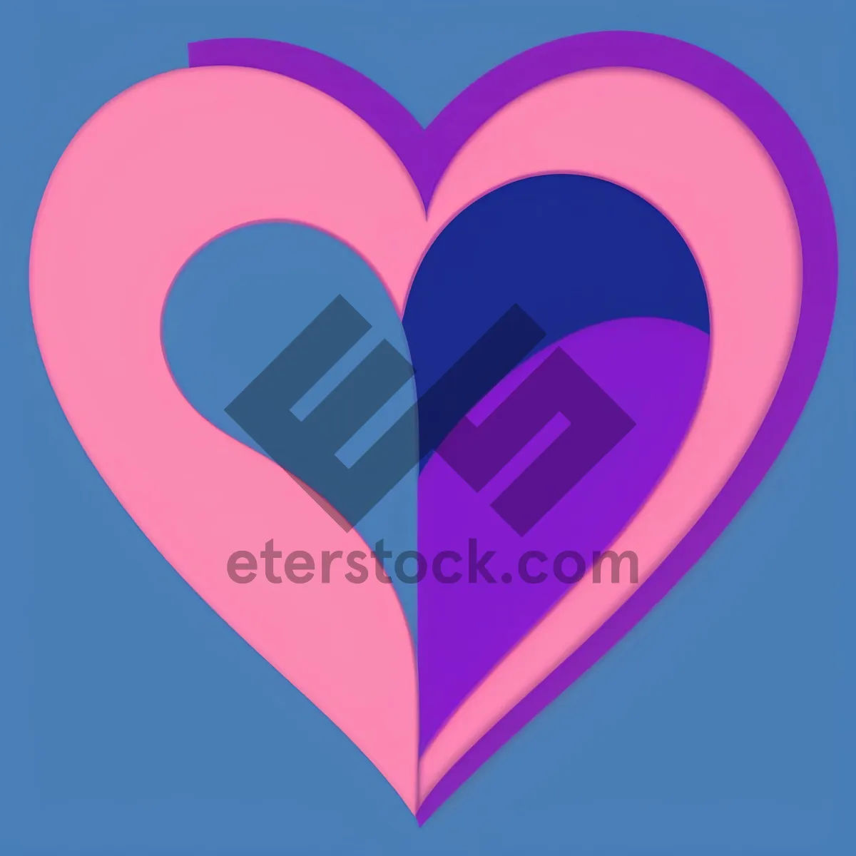 Picture of Romantic Heart Symbol, Valentine's Day Graphic Design