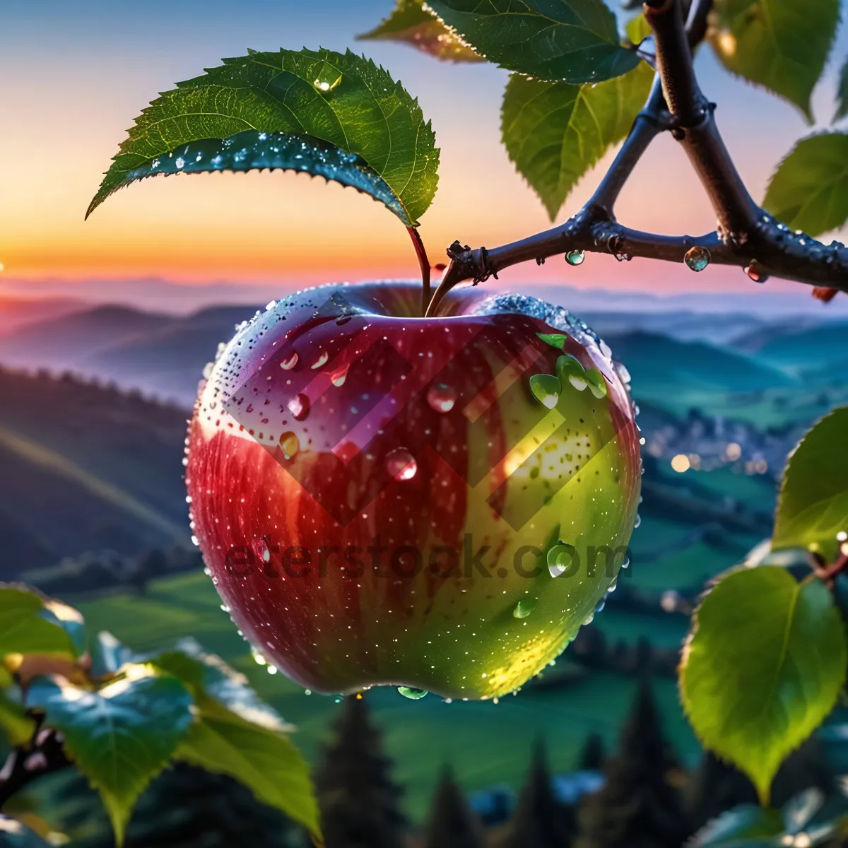 Picture of Fresh and Juicy Cherry Apple from Garden Harvest
