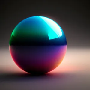 Glossy Orange Button Icon with Shiny Reflection