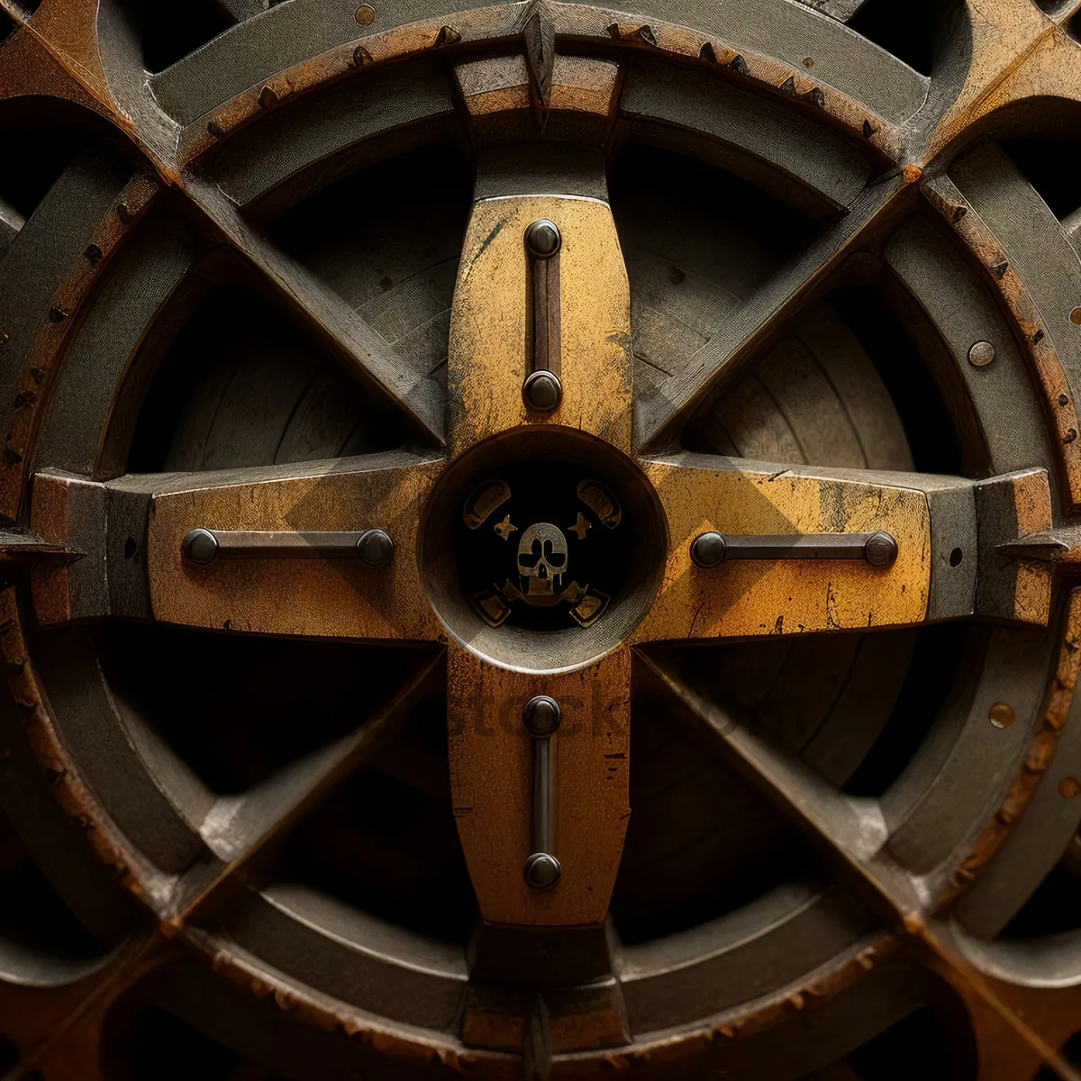 Picture of Vintage Electric Fan Wheel in Metal