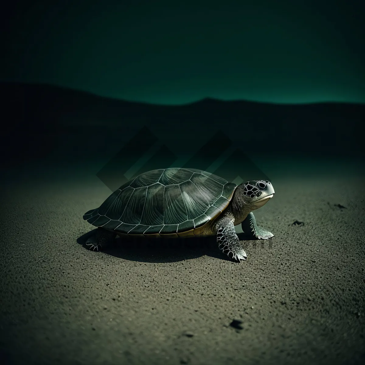 Picture of Slow and Steady Shell Protection: Aquatic Turtle in Wildlife