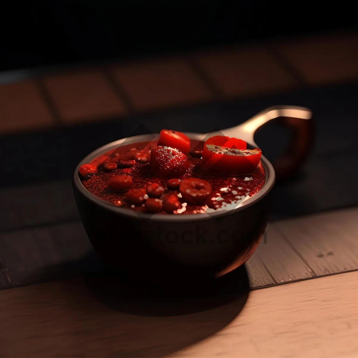 Picture of Fresh Berry Mix in a Delicious Dessert Bowl