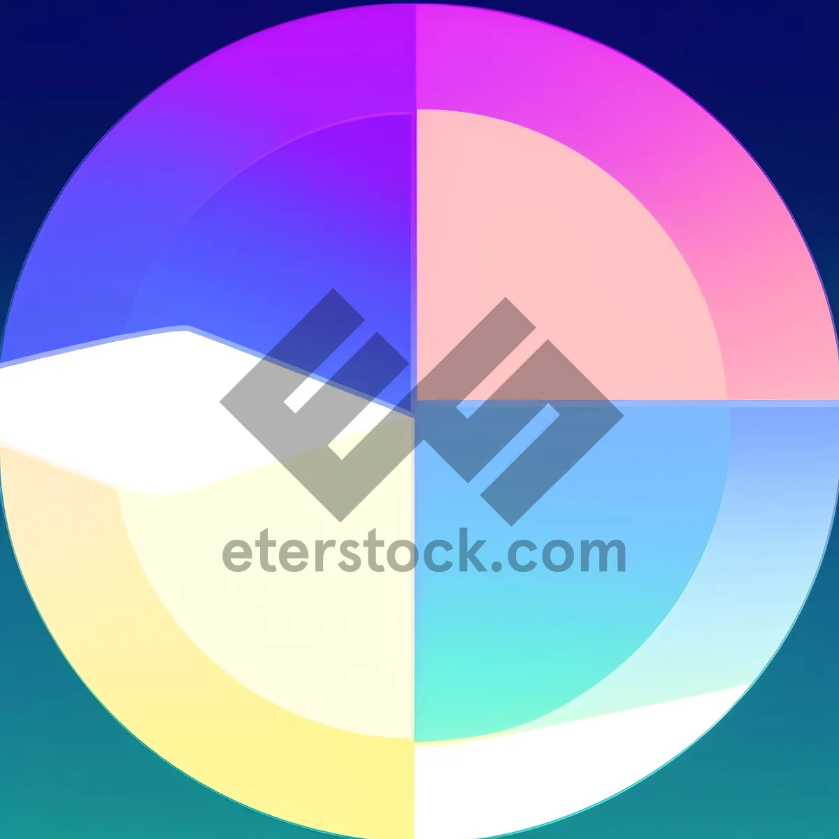 Picture of Gradient Circle Graphic Design Icon