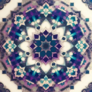 Colorful Graphic Mosaic Design with Kaleidoscope Patterns