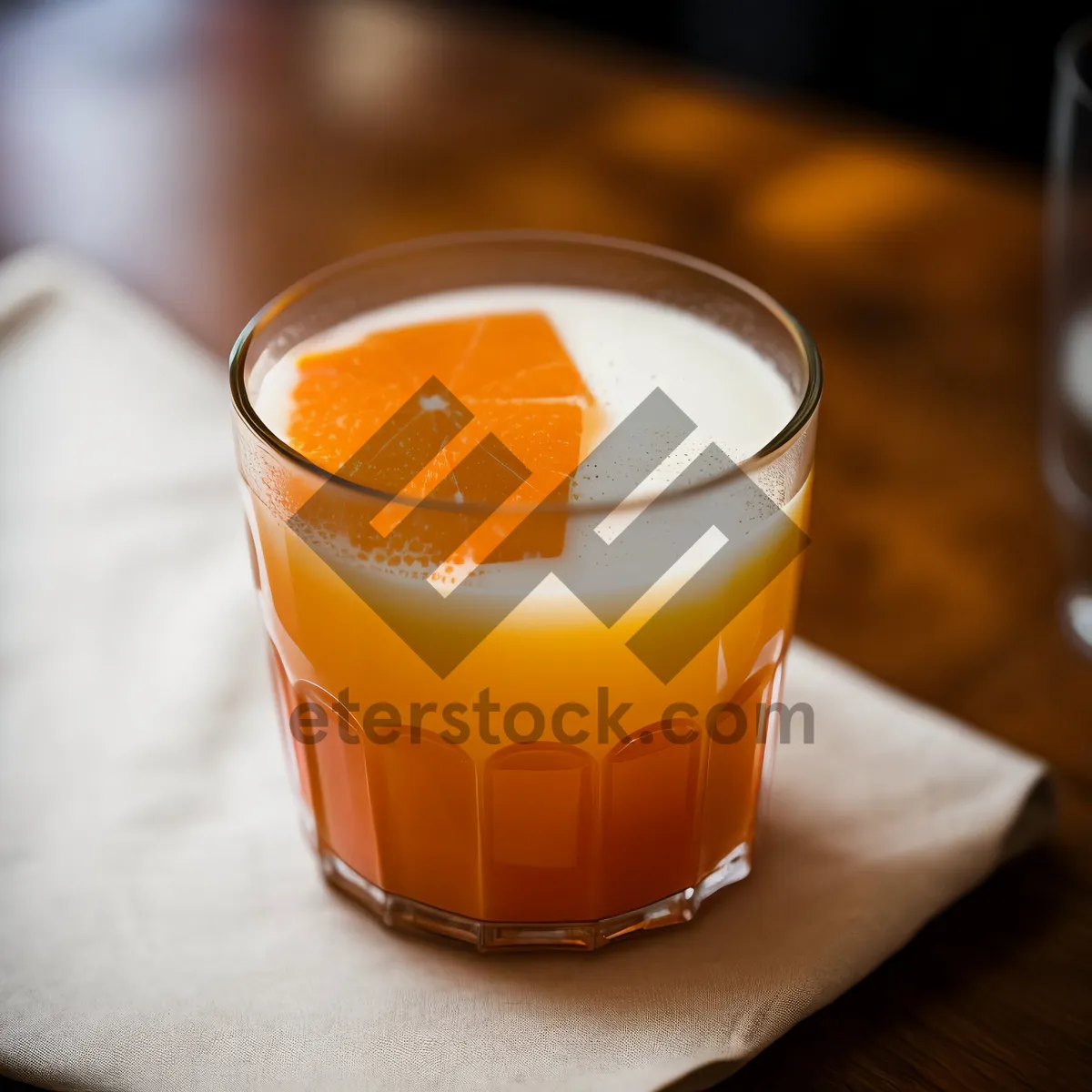 Picture of Refreshing Orange Creamsicle Cocktail - Cold Drink on Table