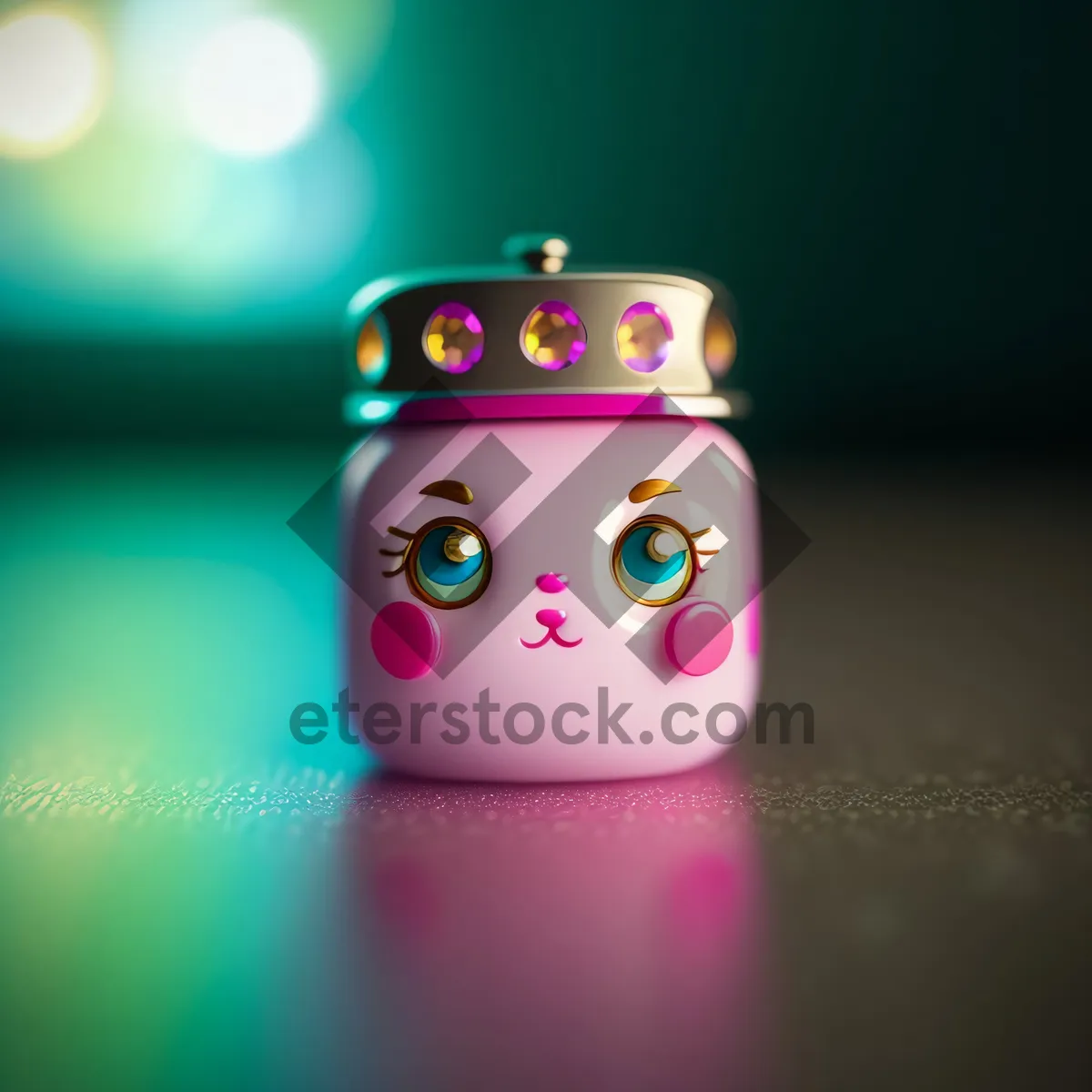 Picture of Snowman Figure with Confetti Design: Festive Bangle Cartoon Symbol