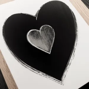 Love in Chalkboard Heart Design