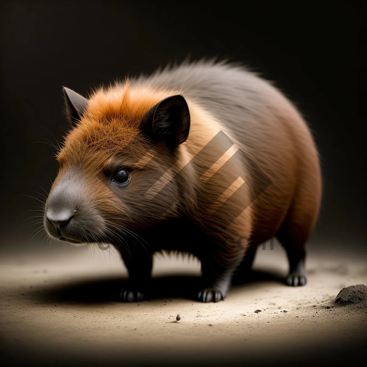 Picture of Squealing Snout: Cute Piglet in Wild Boar Fur