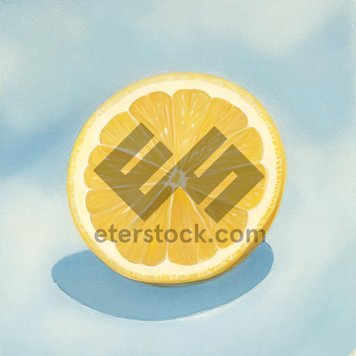 Picture of Refreshing Citrus Slice: Fresh, Juicy, Vitamin-Rich, Tart Delight