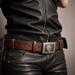 Black Leather Hand Holster - Stylish Protective Covering