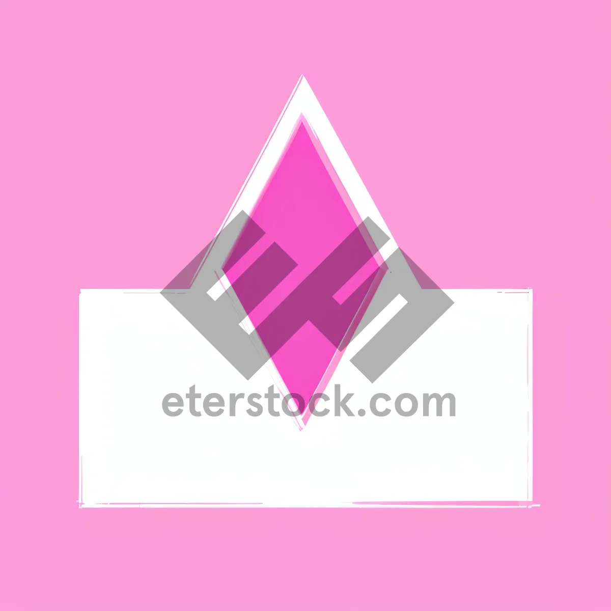 Picture of Symbolic Blank Paper Icon Design