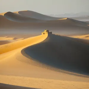 Sizzling Sands: A Serene Desert Landscape