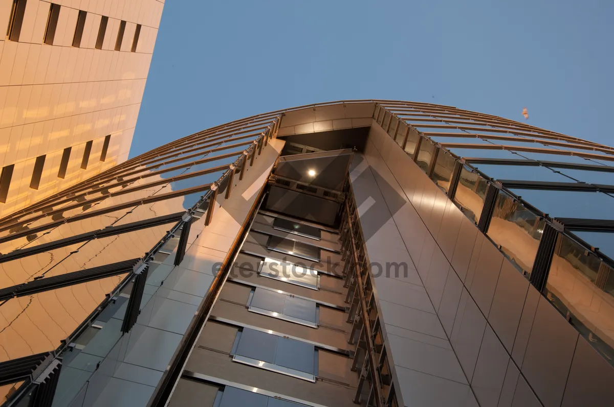 Picture of Modern Corporate Tower Skyline Reflection Glass Building