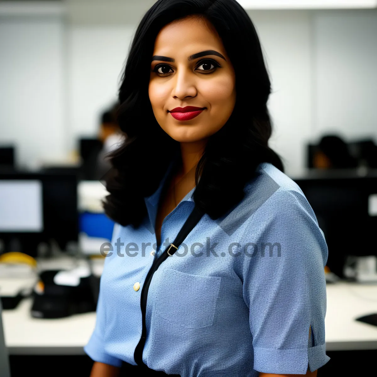 Picture of Smiling Businesswoman - Confident Executive in Office