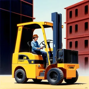 Heavy-duty Forklift Truck for Efficient Industrial Transportation