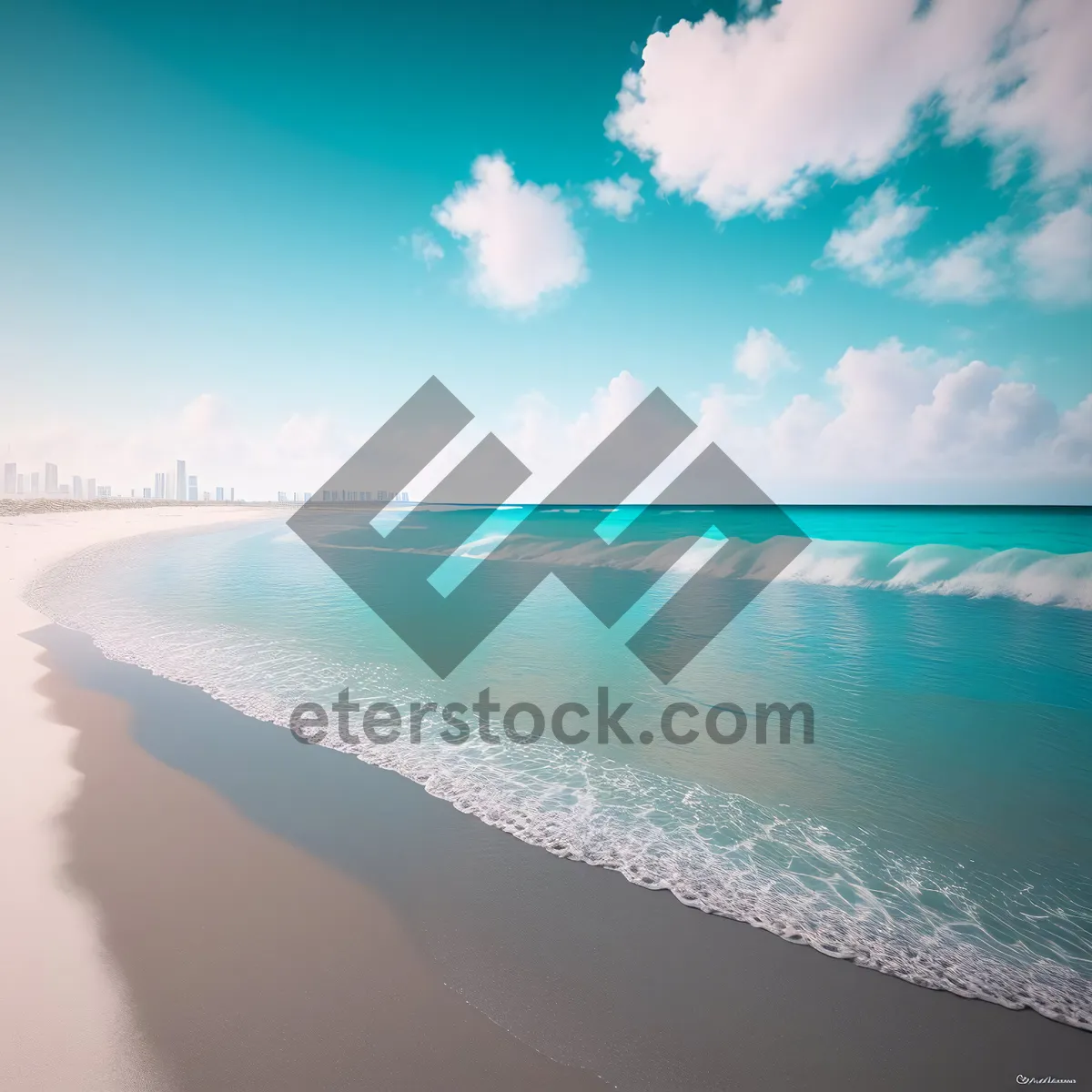 Picture of Serene Sunset over Turquoise Waters