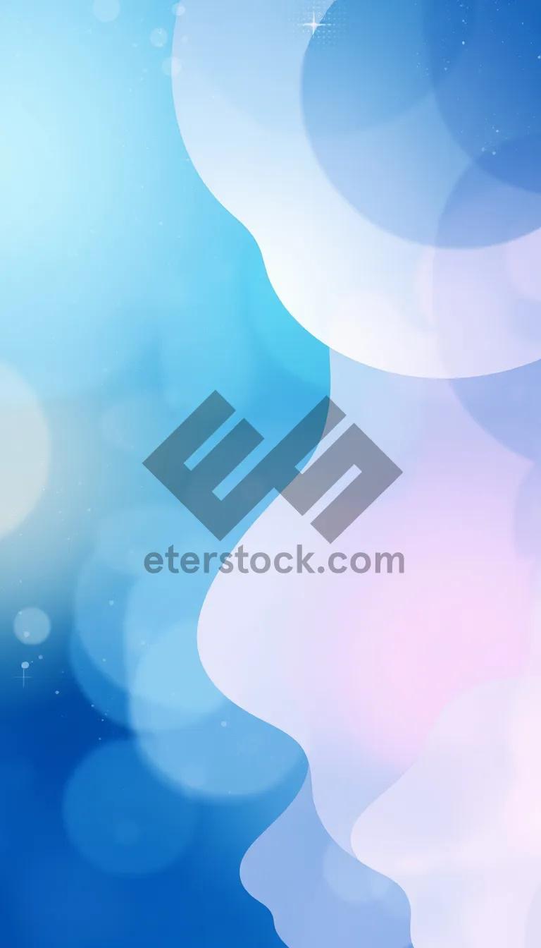 Picture of Abstract graphic art design with colorful shapes