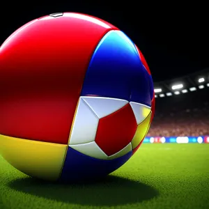 World Cup Soccer Championship Flag Celebration
