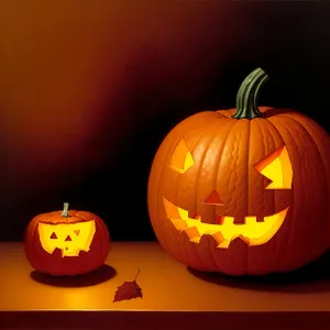 Spooky Jack-O'-Lantern Halloween Decoration