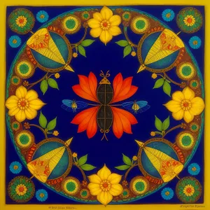 Colorful Arabesque Mosaic Tile Design