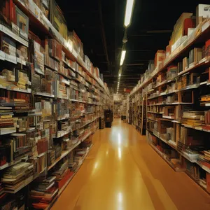 Modern Urban Bookshop Interior