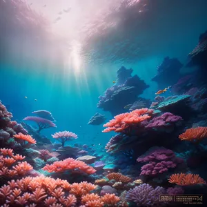 Vibrant Life Beneath Tropical Coral Ridge