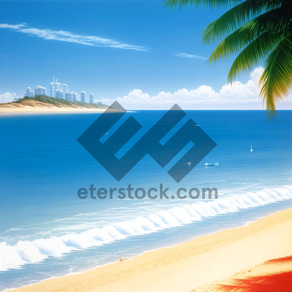 Picture of Serene Tropical Beach Escape