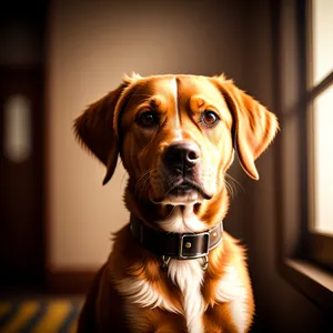 Brown Retriever Puppy - Cute Canine Companion