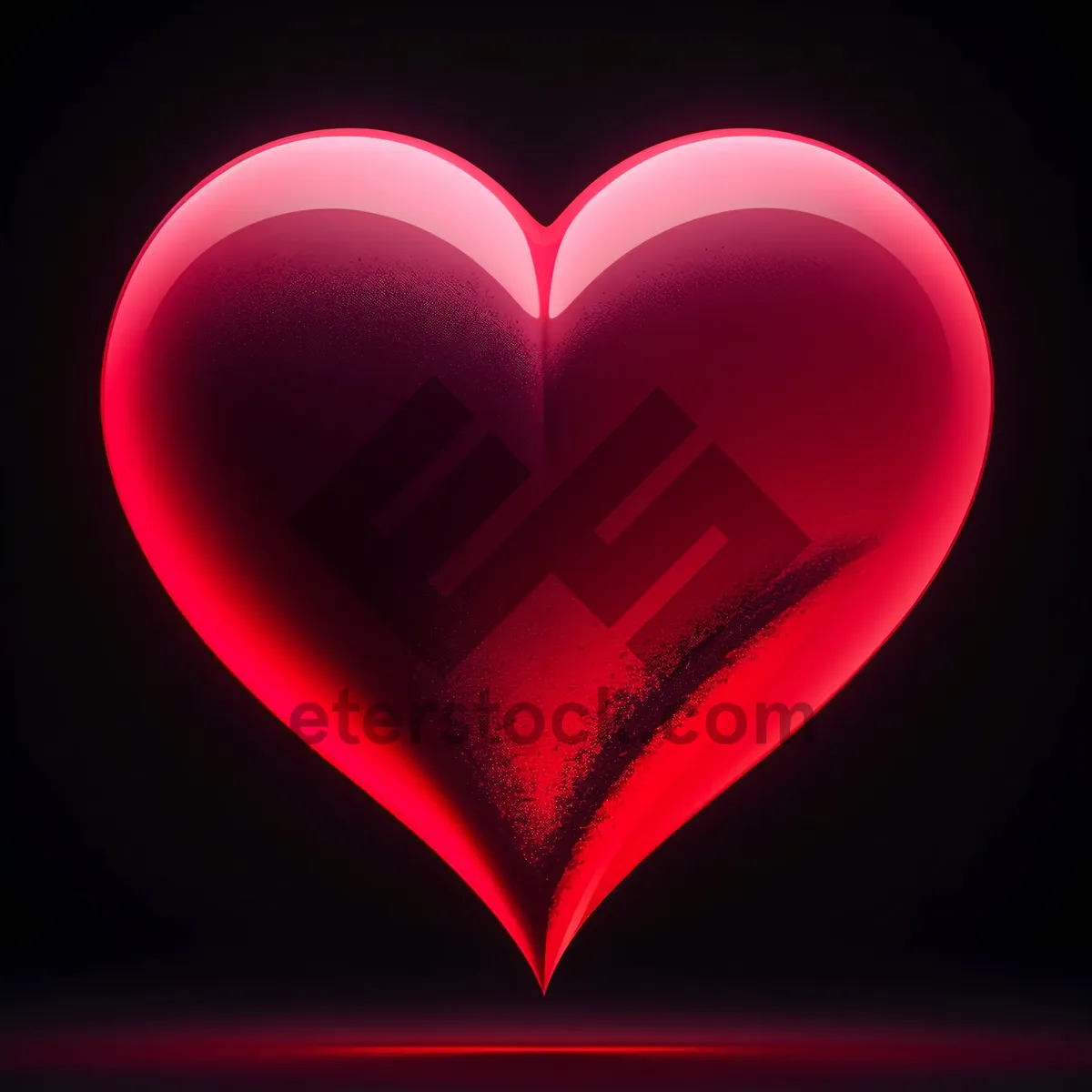 Picture of Colorful Valentine's Day Heart Symbol Graphic