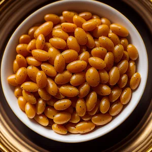 Delicious Legume Medley: Nutritious Vegetarian Meal with Beans and Peanuts