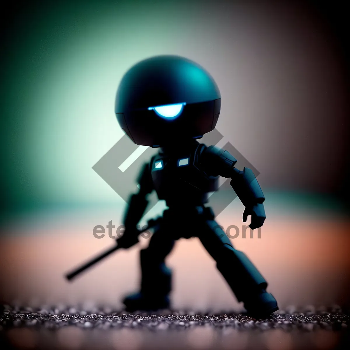 Picture of Silhouette Man with 3D Tripod Rack