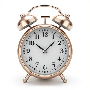 Business clock with alarm bell for deadlines.