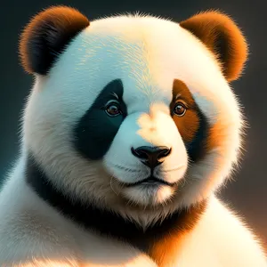 Giant Panda Fur Ball Teddy Bear