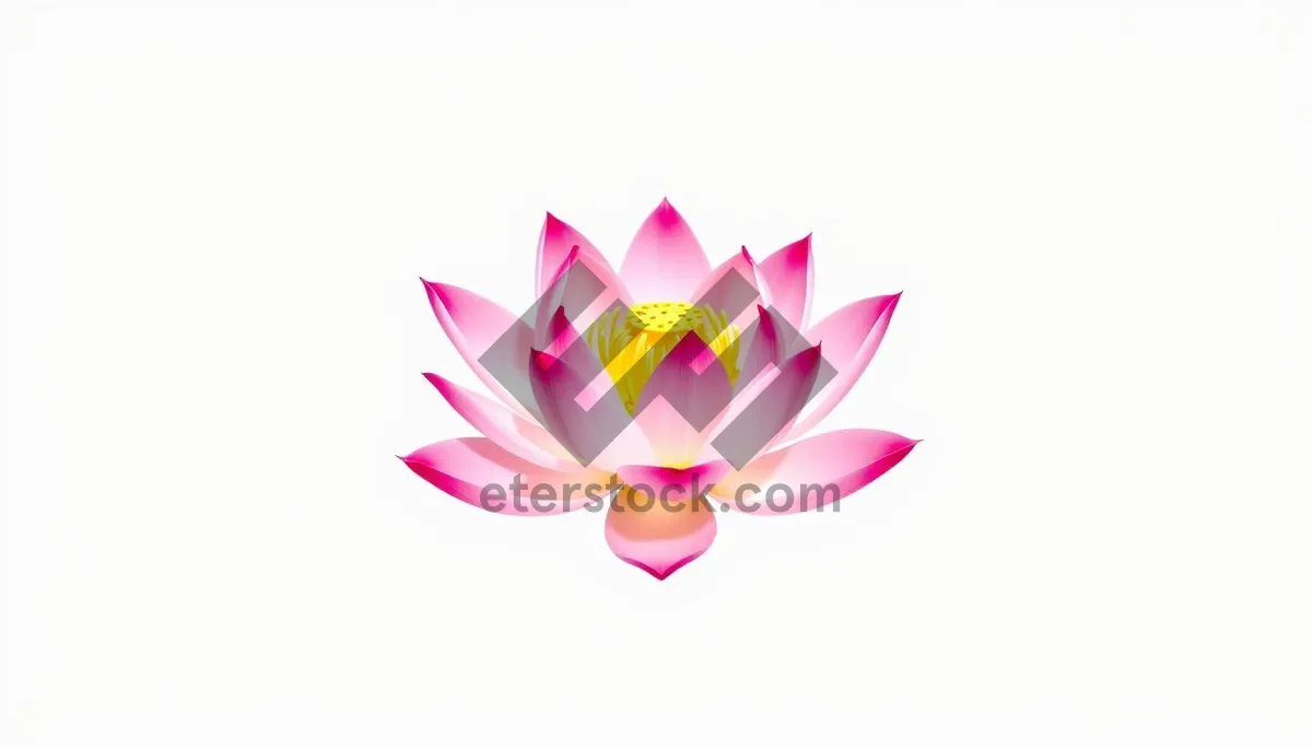 Picture of Bright Pink Lotus Flower Decoration.