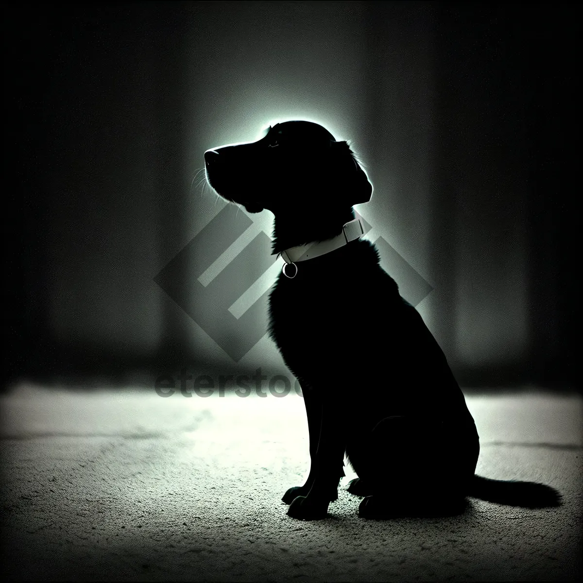 Picture of Sultry silhouette under fiery sunset