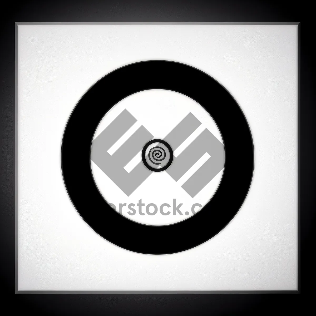 Picture of Sleek DJ Icon Collection: Black Shiny Round Buttons.