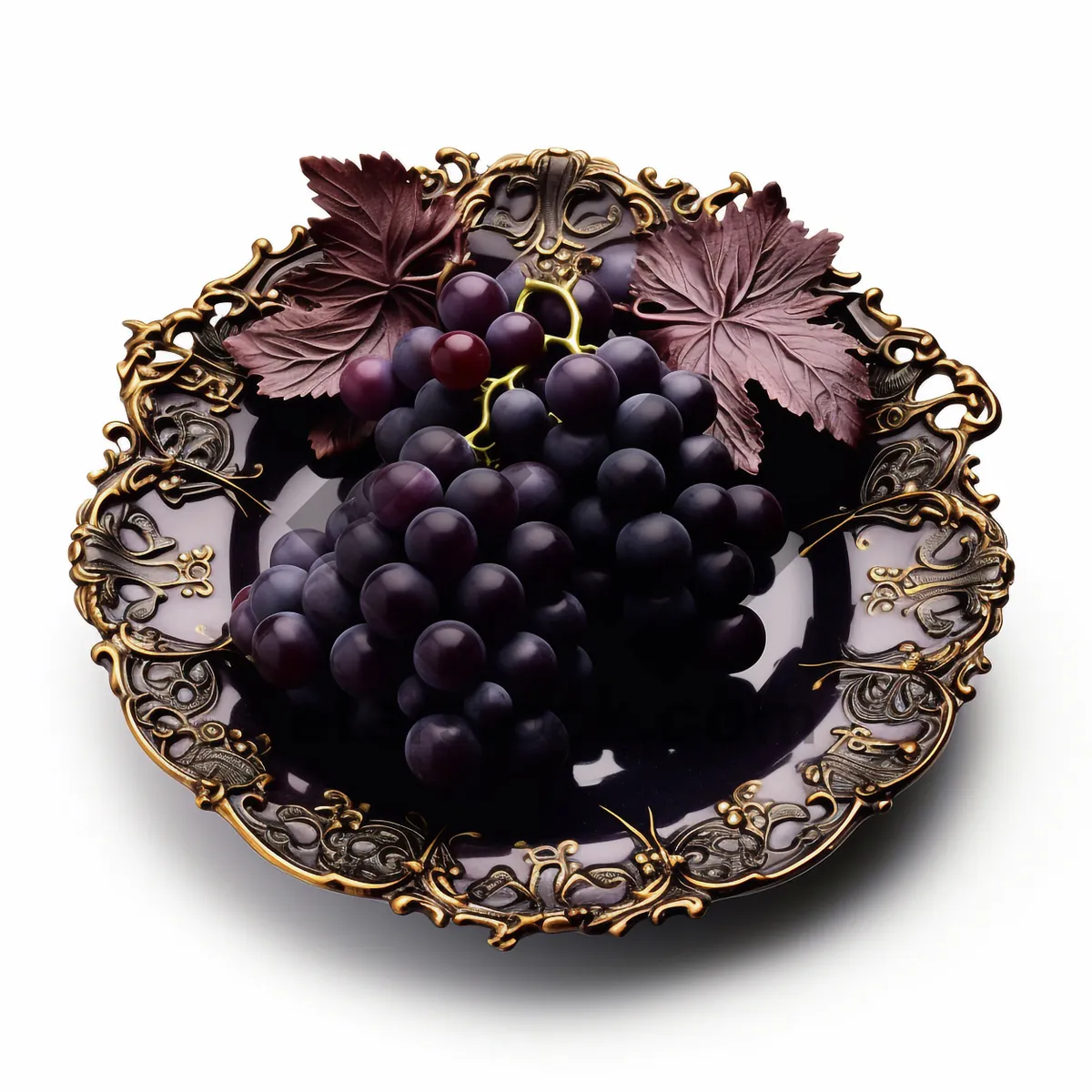 Picture of Fresh Berry Grape Bangle Dessert