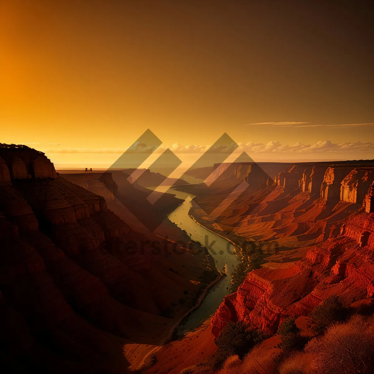 Picture of Majestic Grand Canyon Sunset - Southwest Landscape Adventure
