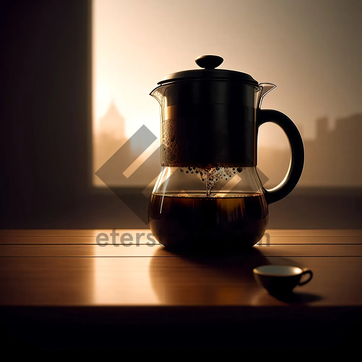 Picture of Coffee Mug with Hot Brown Beverage