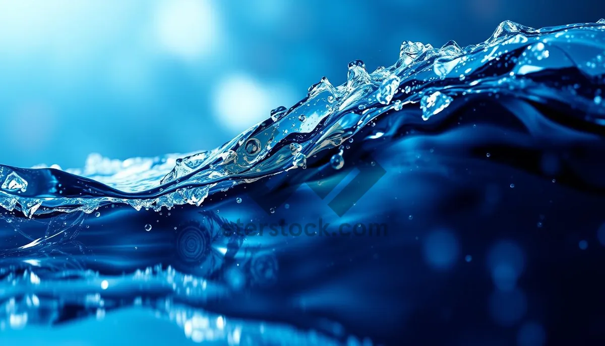 Picture of Water splash chain droplet purity wallpaper.