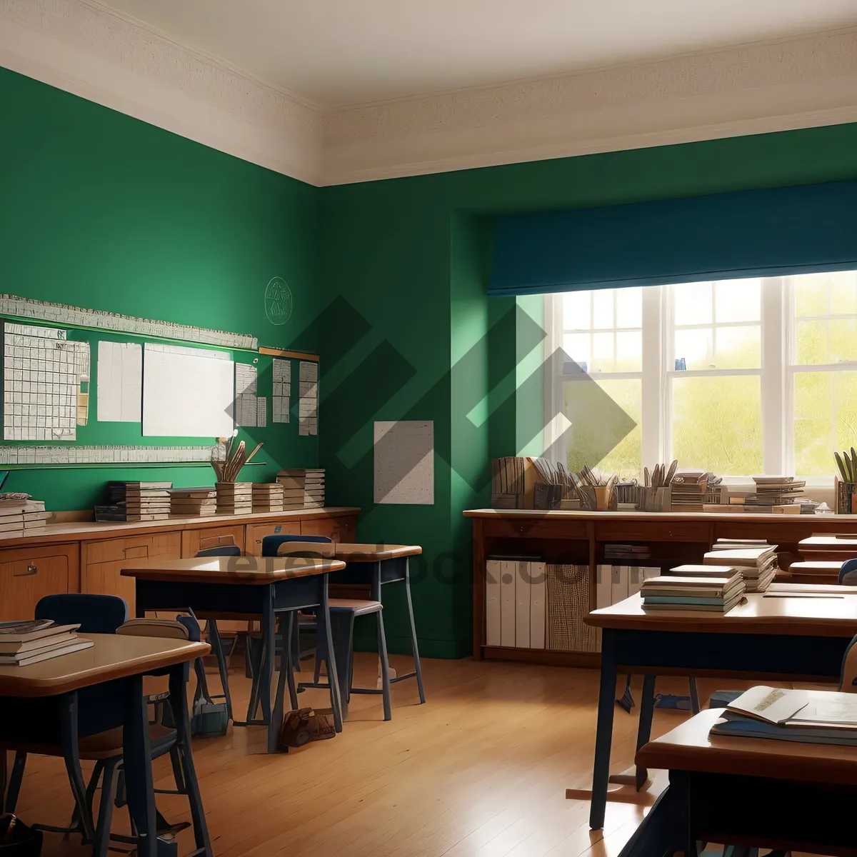 Picture of Modern Luxe Interior with Stylish Dining Table