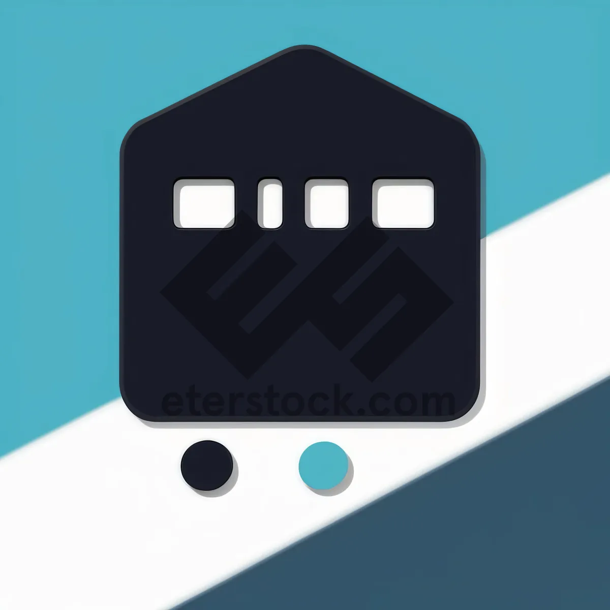 Picture of Web Business Icon Set - 3D Button Symbols