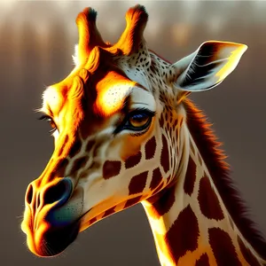 Wild Safari: Majestic Zebra and Giraffe Head Mask