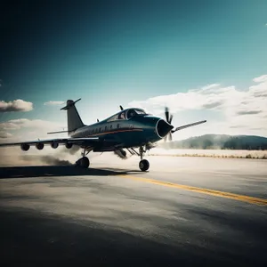 Jet airplane in the sky during flight