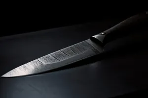 Silver Stainless Steel Kitchen Knife Blade