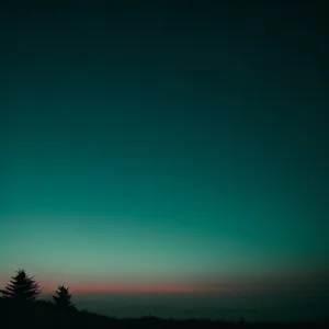 Vibrant Summer Sunset with Clouds and Sun