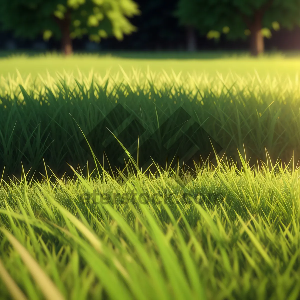 Picture of Sun-kissed Rice Field Harvest