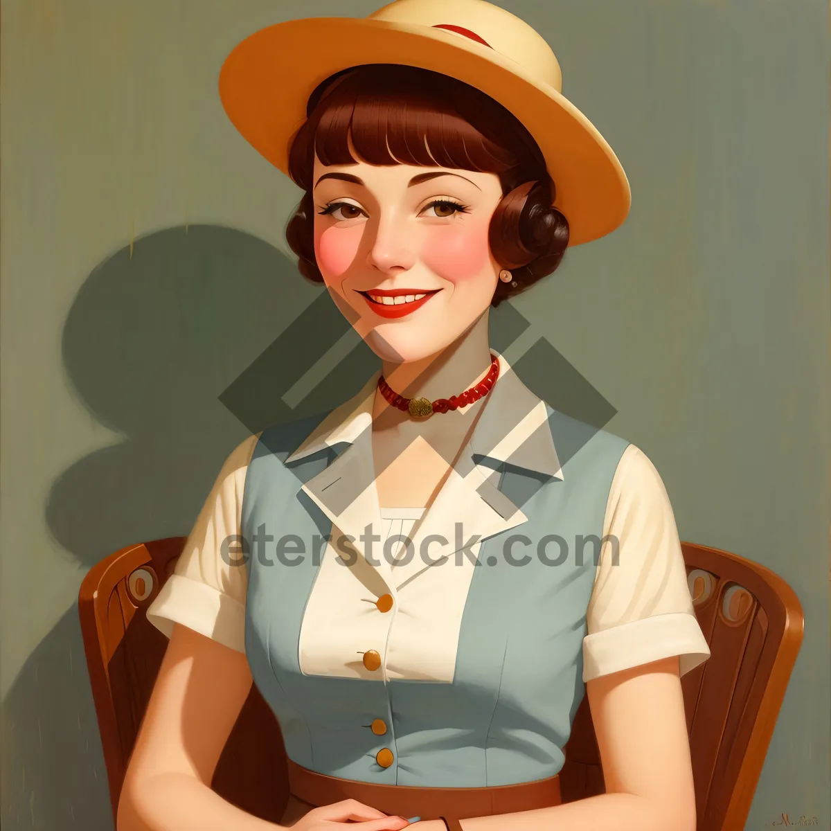 Picture of Smiling Professional in Cowboy Hat